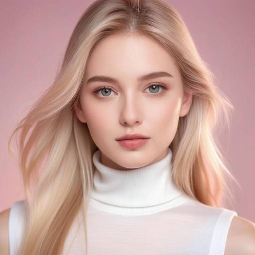 Anime Portrait of a Young Woman
