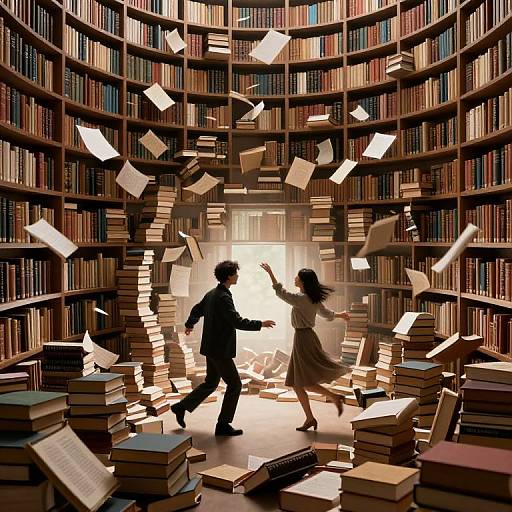 Gravity-Defying Library of Knowledge