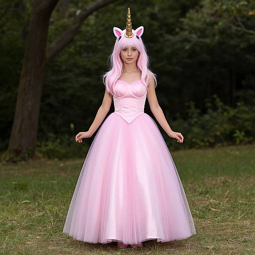 Pink Unicorn Gown Costume