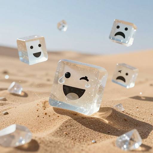 Emotional Gelatinous Cubes in Desert