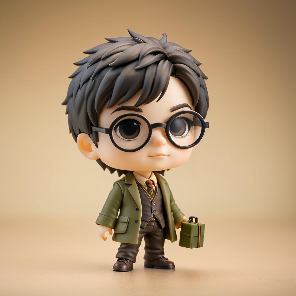 Stylized Harry Potter Nendoroid Figure Photography