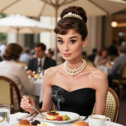 Elegant Breakfast at Tiffany's Scene