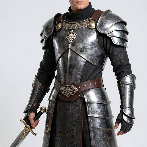 Close-Up of Ares in Armor