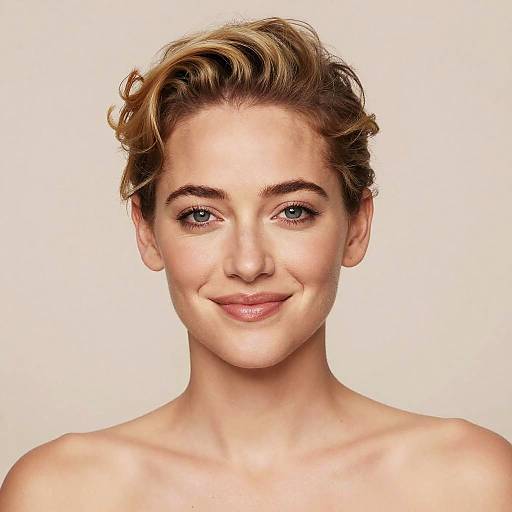 Elegant Young Woman Soft Portrait