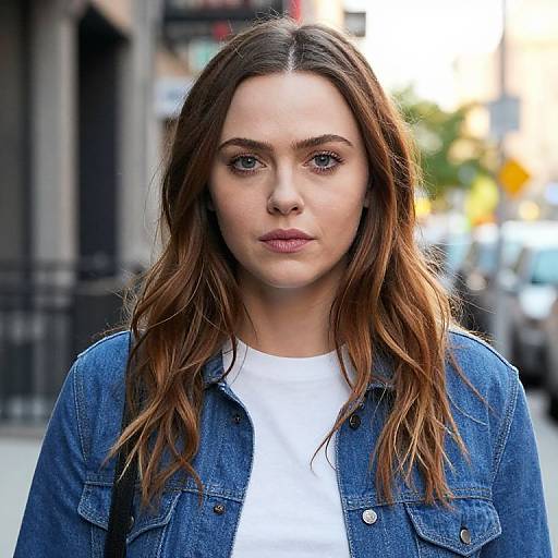 Kat Dennings Casual Chic Portrait