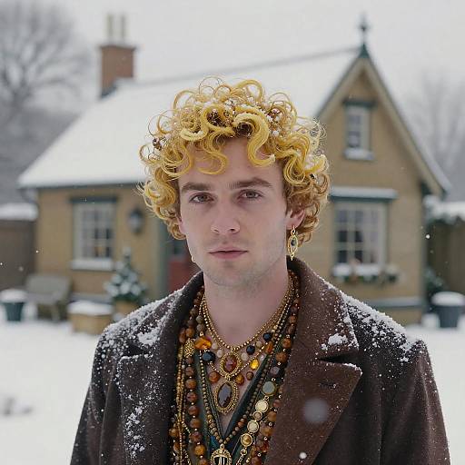 Festive English Cabin on Christmas Eve