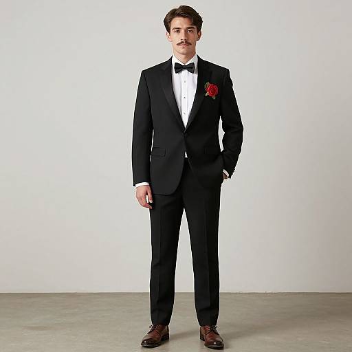 Elegant Groom in Traditional Wedding Suit