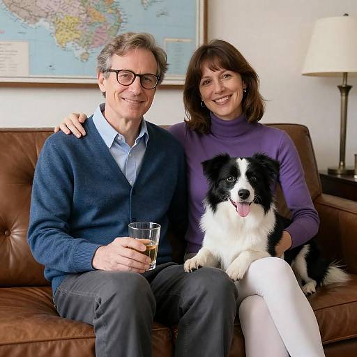 Warm Moments on a Cozy Couch