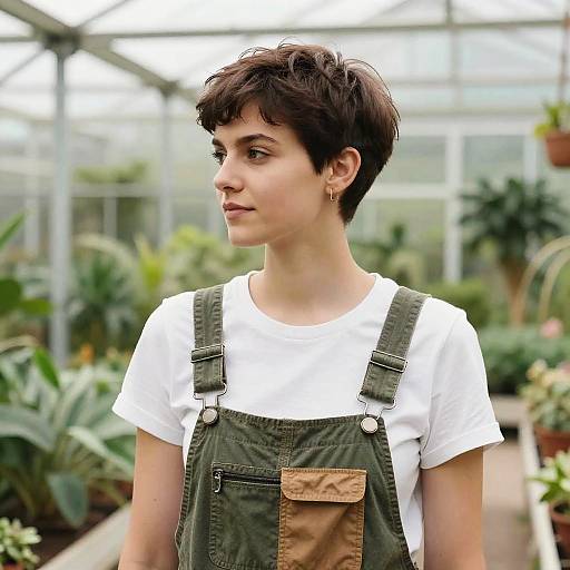 Taper Cut Female Gardener Fashion