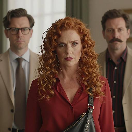 Candid Portrait of Three Distinct Individuals