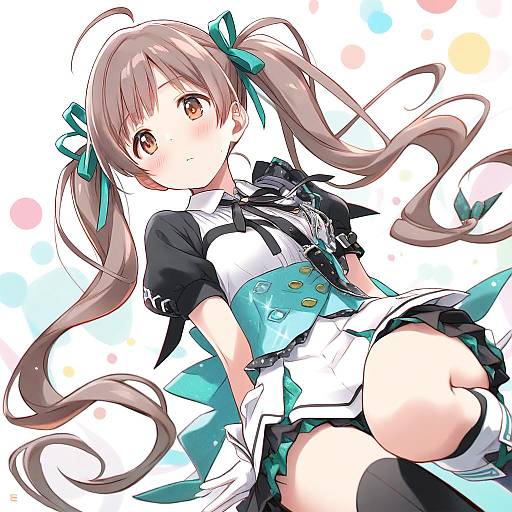 Illustration of Hakozaki serika, idolmaster in the style of Eretto