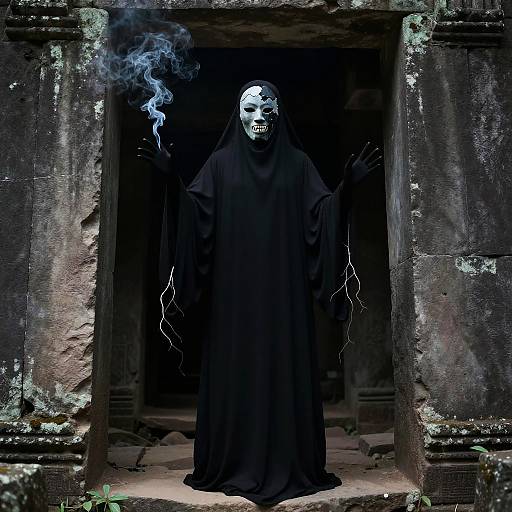 Shrouded Phantom Guarding Ancient Ruins