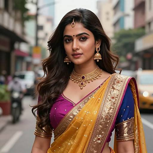 Photorealistic AI Bollywood Actress