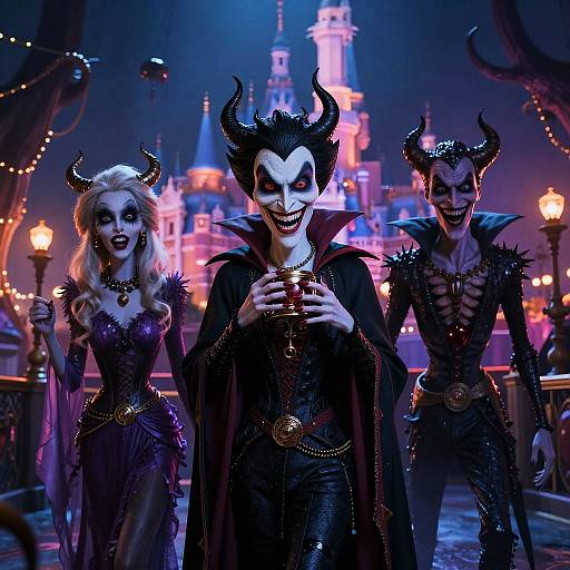 Grotesque Disney Villains in Carnival