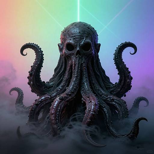 Photorealistic Cthulhu with Tentacles