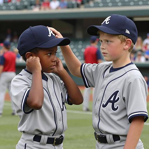 Young Boys at a Baseball Game
