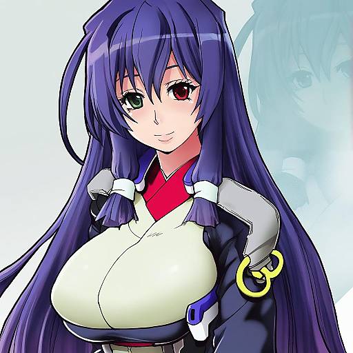 Illustration of Asama tomo, kyoukaisenjou no horizon in the style of Shiwasu no okina