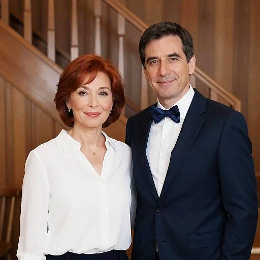 Charming Portrait of a Middle-Aged Couple