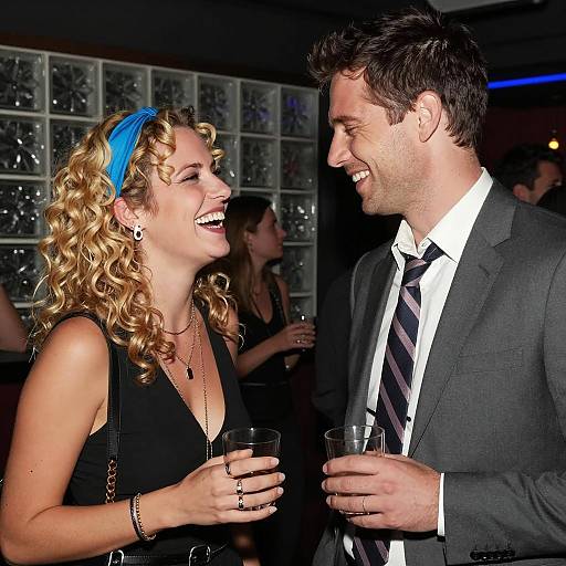 Nightclub Encounter: Laughter in the Shadows