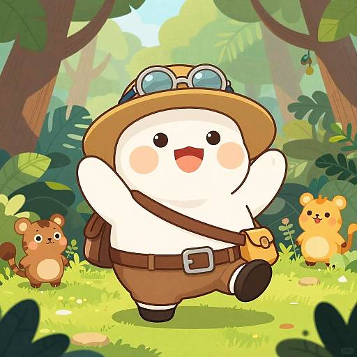 Chubby Cheeked Jungle Explorers