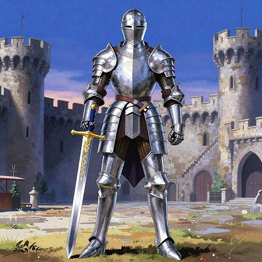 Noble Knight in Tezuka Style