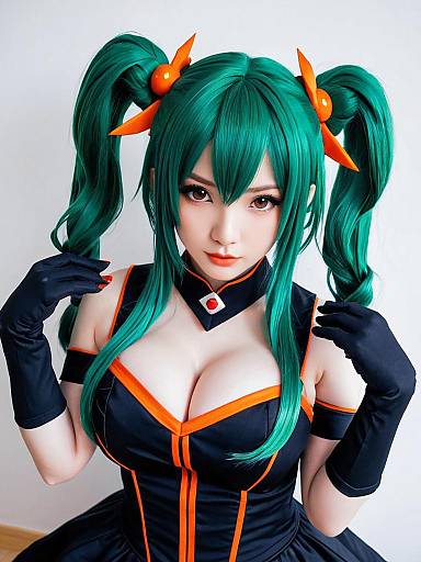 Cosplay photo of ai-chan (honkai impact). Costume clothes