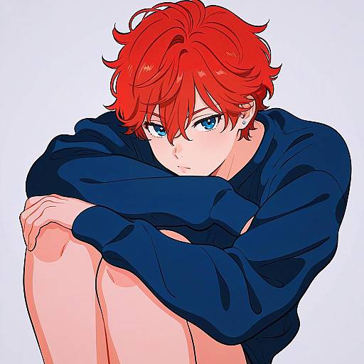 Illustration of Amagi hiiro, ensemble stars! in the style of Meyoco