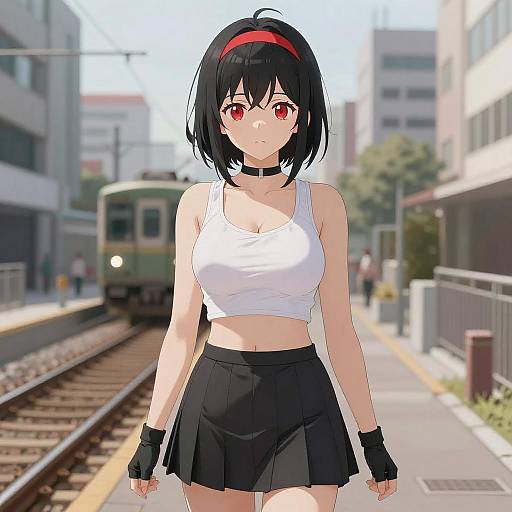 Urban Anime Style Character Illustration