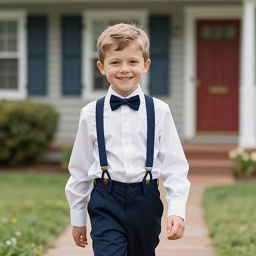 Adorable Ring Bearer at Annapolis Wedding