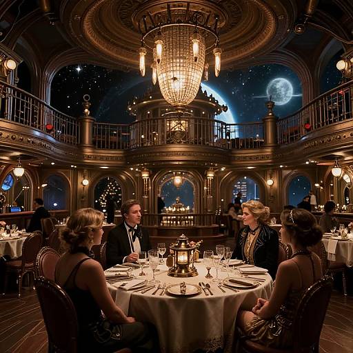 Steampunk Ballroom Star Cruise