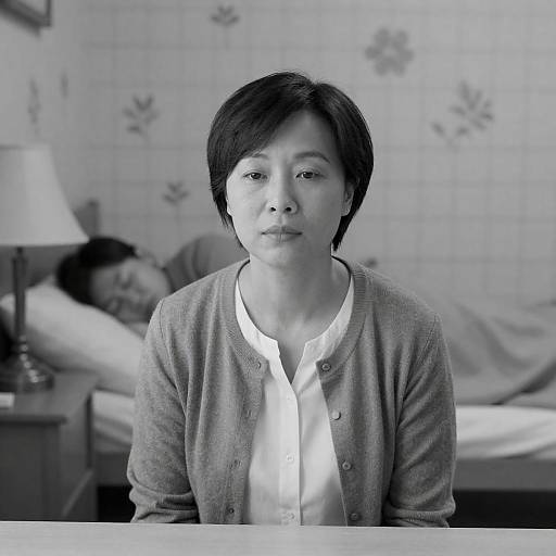 Contemplative Moment in a Cozy Room