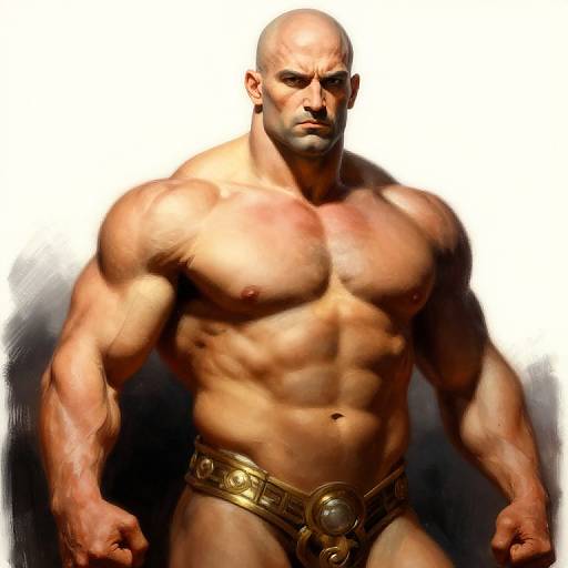 Mighty Greek Titan Cratus Portrait
