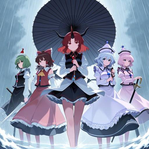 Colorful Fantasy Girls with Unique Styles