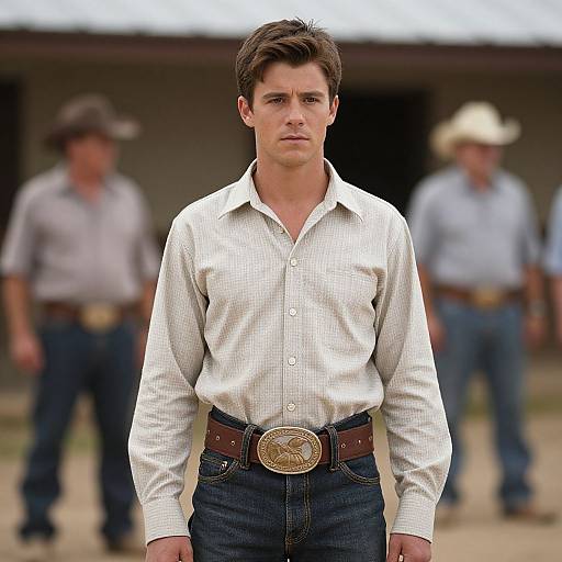 Realistic Iconic Male Character Outdoors