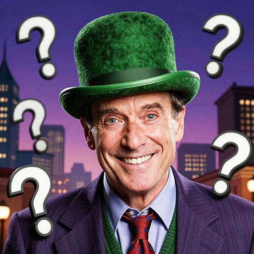 Robin Williams as The Riddler Portrait