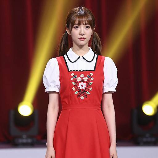 Stage Presence: A Fair-Skinned Woman