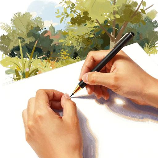 Vibrant Hand-Drawn Digital Illustration