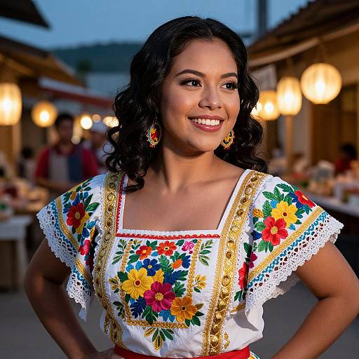 Maria Clara in Traditional Dance Costume