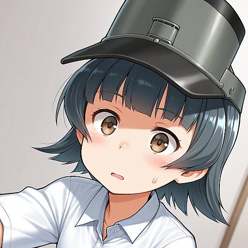 Illustration of Arare (kancolle), kantai collection in the style of Ryou-san