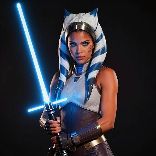 Futuristic Star Wars Ahsoka Tano Cosplay