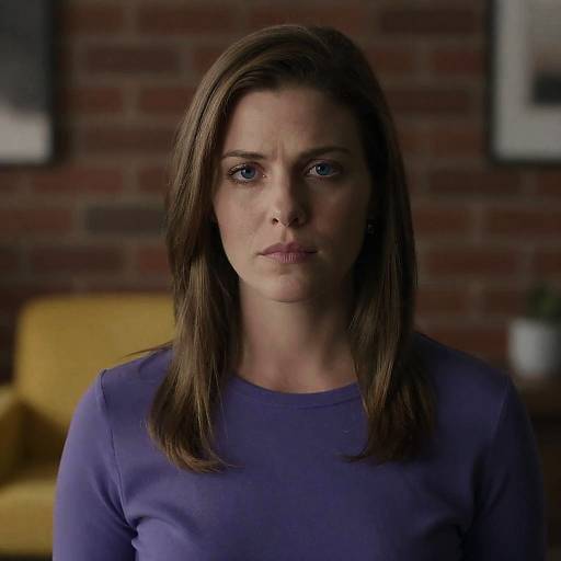 Portrait of a Woman in a Dim Room