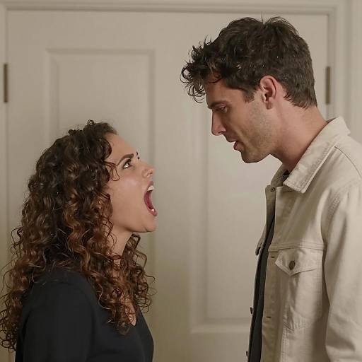 Intense Confrontation Between Couple