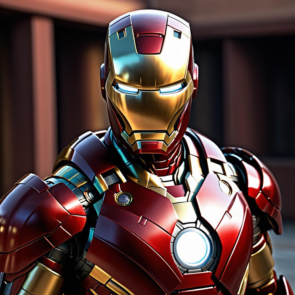 Photorealistic Iron Man on Canon Camera