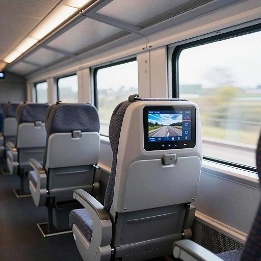 Modern Renfe Train Interior Design