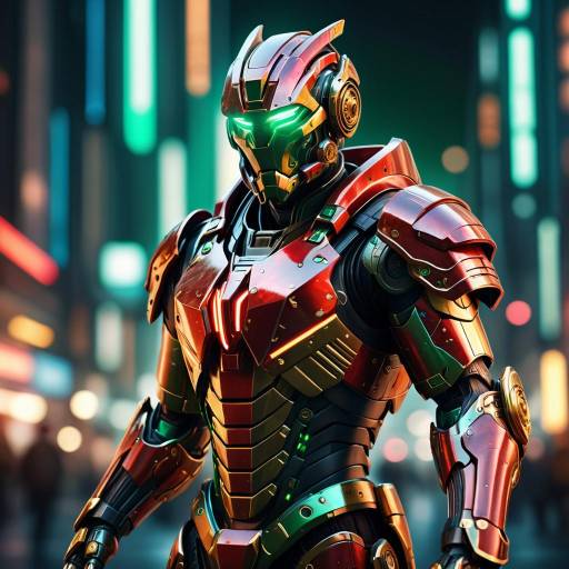 Futuristic Sci-Fi Warrior Concept Art