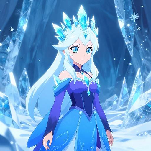 Eira the Ice Witch in Glacier Cave