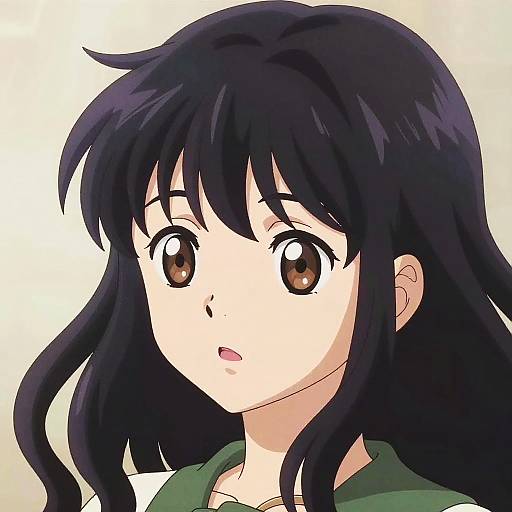 Anime Style Portrait of Youth