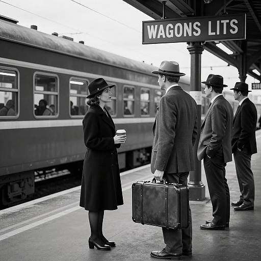 Vintage Train Station Meeting