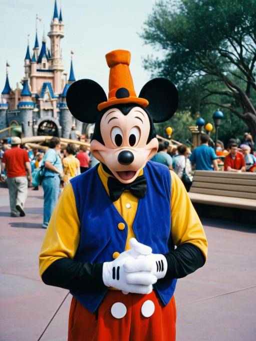 Goofy Character at Disneyland