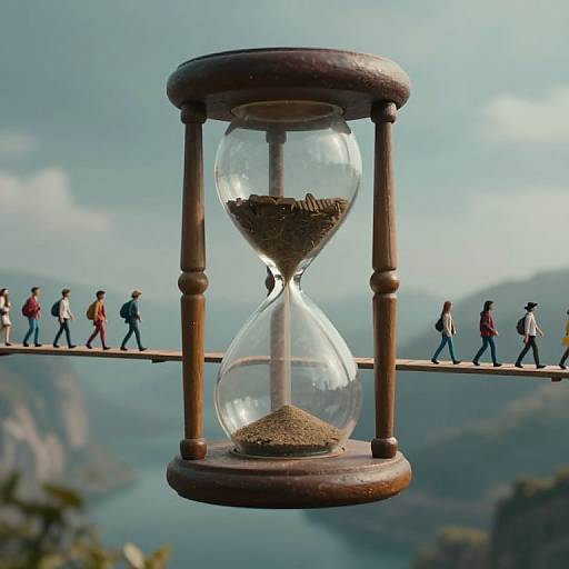 Bridge of Hourglasses and Time